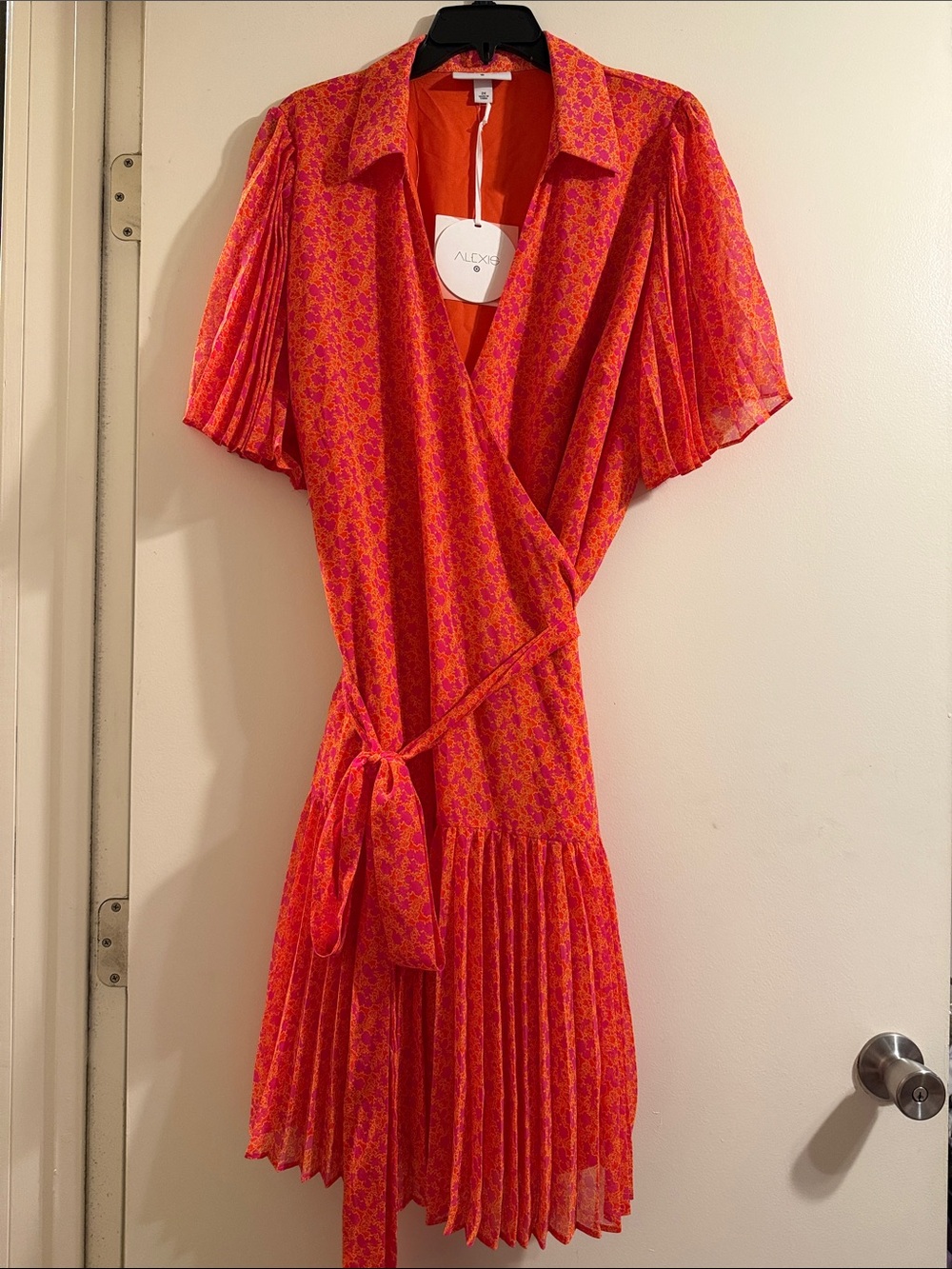 NWT Alexis Floral Midi True Wrap Dress